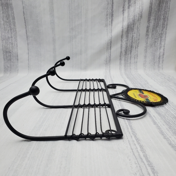 Kitchen Towel Hook Metal- Honeysweet Brand Strawberry Apricots Reversible Sign - Picture 5 of 7